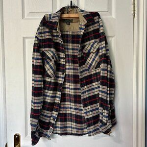 Roots flannel shacket